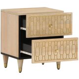 Maison Chic Nočna omarica - Nočna miza 40x33x46 cm trden mangov les, (21687572) Cene