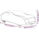  Automobilska navlaka za limuzinu protiv tuče XXL sivo-srebrna | shoptok.hr
