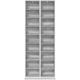 Cd ormar 2 kom. Siva Sonoma 33 x 23,5 x 175 cm | shoptok.hr