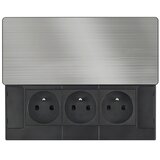 solight PP128 - Ugradna utičnica 3Z | Eponuda.com