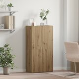 vidaXL Pisarniška omara artisan hrast 60 x 32 x 115 cm Konstruiran les | Shoptok.si