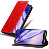 Cadorabo Ohišje, združljivo z Cubot J3 PRO v rdeče jabolko - Zaščitni ovitek z magnetnim zapiranjem, stoječo funkcijo in režo za kartice, (20558364) | Shoptok.si