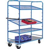 eurokraft pro regalni voziček, za 8 nivojskih polic, nosilnost 300 kg | Shoptok.si