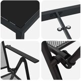 vidaXL set vrtnih stolica od 7 komada Antracit čelik | shoptok.hr