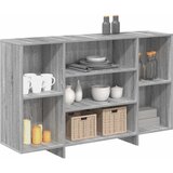  Komoda siva boja hrasta 120 x 30 x 75 cm od konstruiranog drva | Eponuda.com