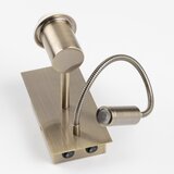  Brilagi - LED zidna lampa NUBILA 1xE27/25W/230V + LED/3W mesing/antracit | Eponuda.com
