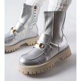 Gemre Silver insulated ankle boots Overlook | Shoptok.si