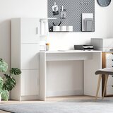 vidaXL Stol s pohranom Beli Konstruirano drvo | shoptok.hr
