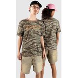 Deus Ex Machina Joyride Ringer T-shirt ground cover green | Shoptok.si