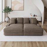 Bessagi Home Velika Zofa Eleonora, Rjava | Shoptok.si