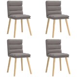 Maison Chic Jedilni stoli - Vzorci stoli 4 kosi taupe blago A944, (22031870) Cene