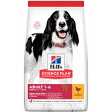 Hill’s Science Plan Adult Medium piletina, potpuna suva hrana za odrasle pse srednje - velikih rasa 14kg Cene