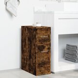  Uski kupaonski ormar s kotačima boja hrasta konstruirano drvo | shoptok.hr