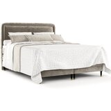 Maison de Rêve Svetlo rjava boxspring postelja 200x200 cm Dove – | Shoptok.si