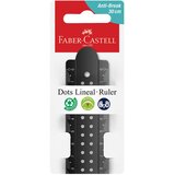  RAVNALO PVC 30 CM DOTS FABER-CASTELL 172130 SORT Slike