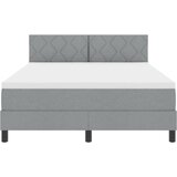  Krevet s opruga kutije Svijetlo siva 140 x 190 cm tkanina | shoptok.hr