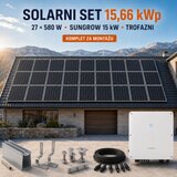  SOLARNI SET 15,66 kWp – TONGWEI 580 W + SUNGROW SG15.0RT 15 kW Cijene