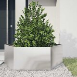 Maison Chic Vrtno korito - Greda - Cvetlični Lonec šestkotnik 138x120x45 cm nerjavno jeklo, (21790582) | Shoptok.si