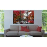  Slika - Beautiful Waterfall: Autumnal Forest 90x60 | shoptok.hr