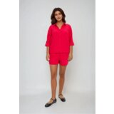 Marisse Red Cotton Shirt | ePonuda.com