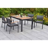 Gardenson VRTNA GARNITURA ASTROS aluminij barve grafita, naravne barve Cene