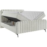 MID.YOU POSTELJA Z VZMETNICO 140 cm x 200 cm , les, tekstil, leseni material bež | Shoptok.si