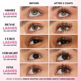 Too Faced Ribbon Wrapped Lash Extreme Lenght Mascara Travel Size maskara za produženje trepavica za volumen i uvijanje trepavica 4.7 ml | shoptok.hr