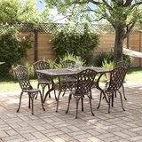  Vrtni set za objed 7 pcs Bronzana Aluminij | shoptok.hr