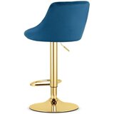 KAST stolica - tamnoplavi baršun / zlatna baza | shoptok.hr