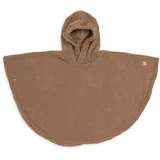 pončo za aktivnosti na prostem teddy fleece dark hazel