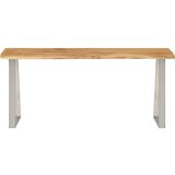  the living store klop z naravnim robom 105 cm trden akacijev les - klop, (21447995) | Shoptok.si