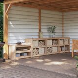  Vanjski kuhinjski ormarić MEPPEL 4 kom. Prirodni Douglas | shoptok.hr