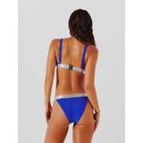 Karl Lagerfeld Bikini zgornji del modra / črna / srebrna | Shoptok.si