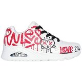 Skechers Modne superge UNO - GRAFFITI LOVE Bela Cene