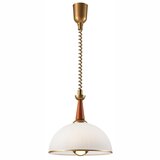 LAMKUR Podesivi luster CHIARA 1xE27/60W/230V tamno smeđa/buk Cene