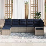  Set sofe 7 pcs Siva poliratan | shoptok.hr