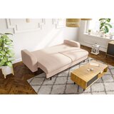 Ropez Bež sedežna garnitura iz rebrastega žameta 220 cm Beata – | Shoptok.si