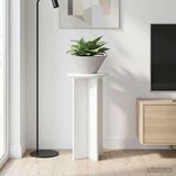  Stalak za biljke 2 pcs Bijela Ø29 5 x 60 cm Konstruirano drvo | shoptok.hr