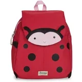 Nahrbtniki BACKPACK S LADYBUG LALLY Rdeča