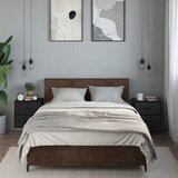  Zidni noćni ormarići 2 kom crni 40x31x39,5 cm | shoptok.hr