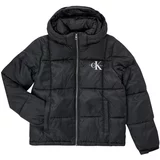 Calvin Klein Jeans SHORT QUILTED PUFFER JACKET Crna