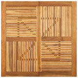  Vrtni stol 110 x 110 x 75 cm od masivnog bagremovog drva | shoptok.hr