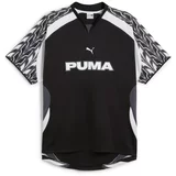 Puma Funkcionalna majica temno siva / črna / bela