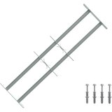 Rešetka za sigurnost prozora s 2 prekrižena nosača 3 pcs | shoptok.hr
