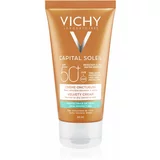 Vichy Capital Soleil Velvety Cream SPF50+ vlažilna krema za sončenje za obraz 50 ml za ženske