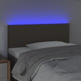  LED uzglavlje smeđesivo 100x5x78/88 cm od tkanine | Eponuda.com
