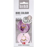 Bibs Colour Natural Rubber Size 1: 0+ months duda Lavender / Baby Pink 2 kom | shoptok.hr