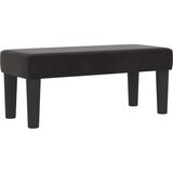  Postelja z vzmetnico z vzmetnico Črna 90 x 190 cm Žamet, (5000126509) | Shoptok.si
