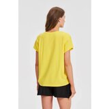 Marisse Cotton Blouse With Yellow Print | Shoptok.si