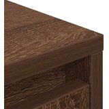 vidaXL Visoka omara rjavi hrast 29,5x34x119,5 cm inženirski les | Shoptok.si